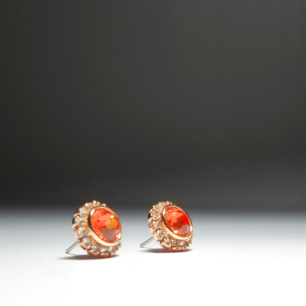 Ted Baker London RED Swarovski Crystal Daisy Stud Earrings
